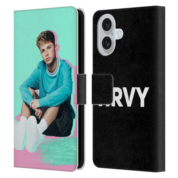 HRVY Graphics Calendar Leather Book Wallet Case Cover For Apple iPhone 16