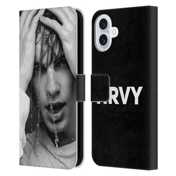 HRVY Graphics Calendar 11 Leather Book Wallet Case Cover For Apple iPhone 16 Plus