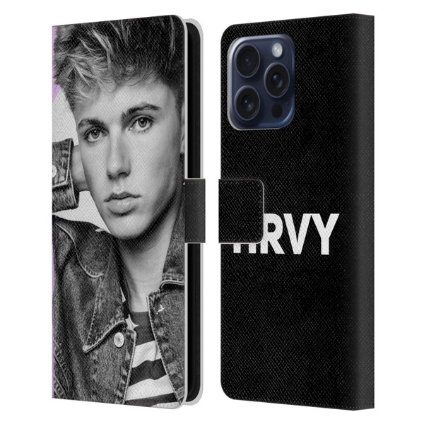 HRVY Graphics Calendar 12 Leather Book Wallet Case Cover For Apple iPhone 16 Pro Max