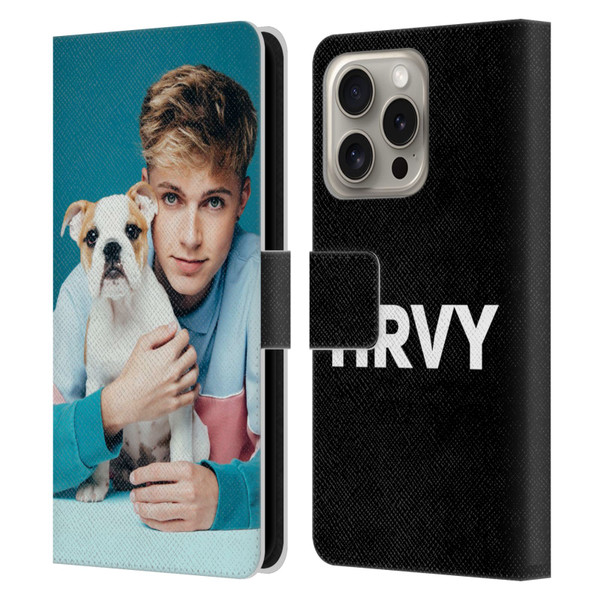 HRVY Graphics Calendar 10 Leather Book Wallet Case Cover For Apple iPhone 16 Pro