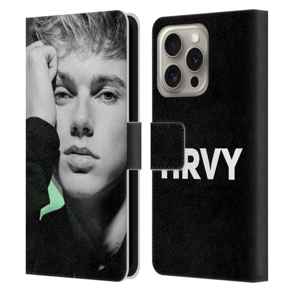 HRVY Graphics Calendar 7 Leather Book Wallet Case Cover For Apple iPhone 16 Pro