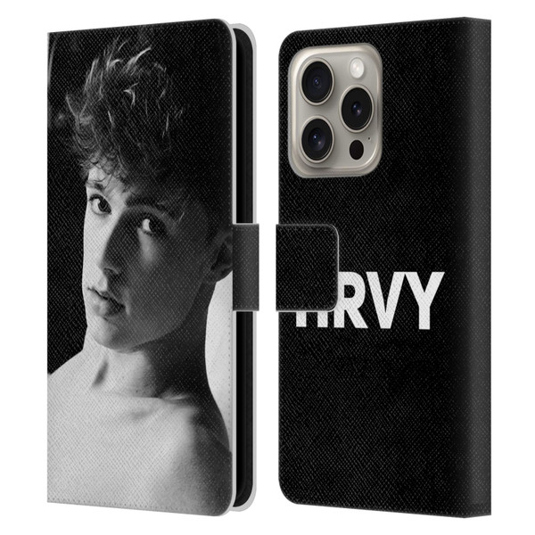 HRVY Graphics Calendar 9 Leather Book Wallet Case Cover For Apple iPhone 16 Pro