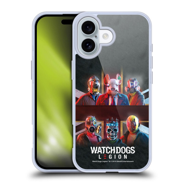Watch Dogs Legion Artworks Flag Soft Gel Case for Apple iPhone 16