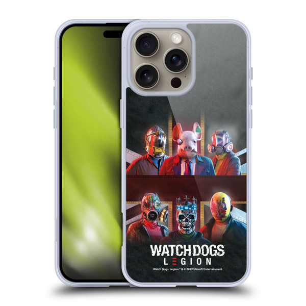Watch Dogs Legion Artworks Flag Soft Gel Case for Apple iPhone 16 Pro Max
