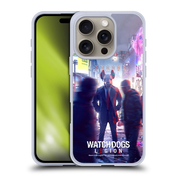 Watch Dogs Legion Artworks Winston City Soft Gel Case for Apple iPhone 16 Pro