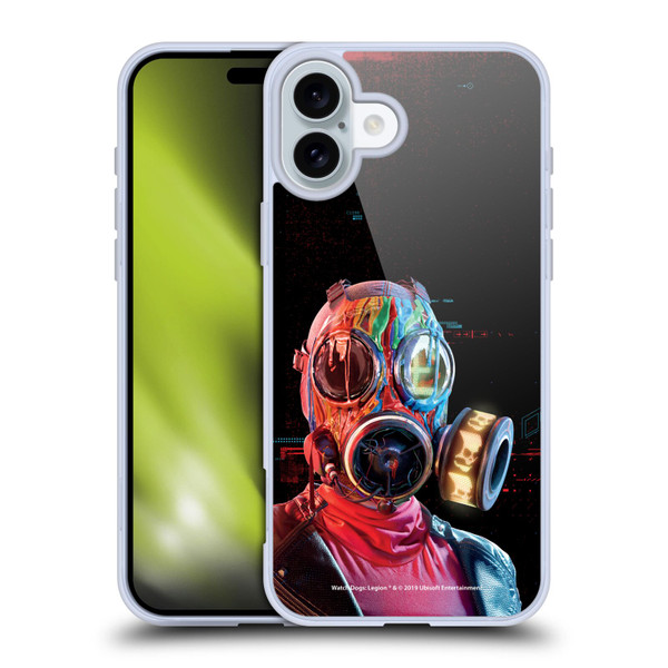 Watch Dogs Legion Key Art Alpha2zero Soft Gel Case for Apple iPhone 16 Plus