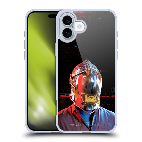 Watch Dogs Legion Key Art Lancaster Soft Gel Case for Apple iPhone 16 Plus
