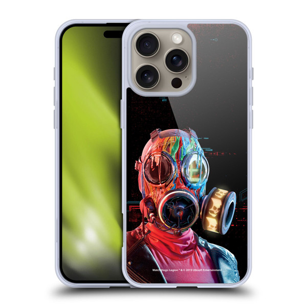 Watch Dogs Legion Key Art Alpha2zero Soft Gel Case for Apple iPhone 16 Pro Max