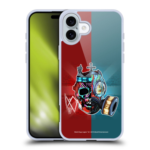 Watch Dogs Legion Street Art Flag Soft Gel Case for Apple iPhone 16 Plus