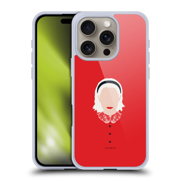 Chilling Adventures of Sabrina Graphics Red Sabrina Soft Gel Case for Apple iPhone 16 Pro