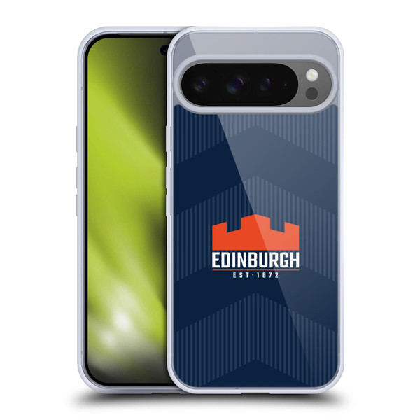 Edinburgh Rugby Graphics Lines Soft Gel Case for Google Pixel 9 Pro XL
