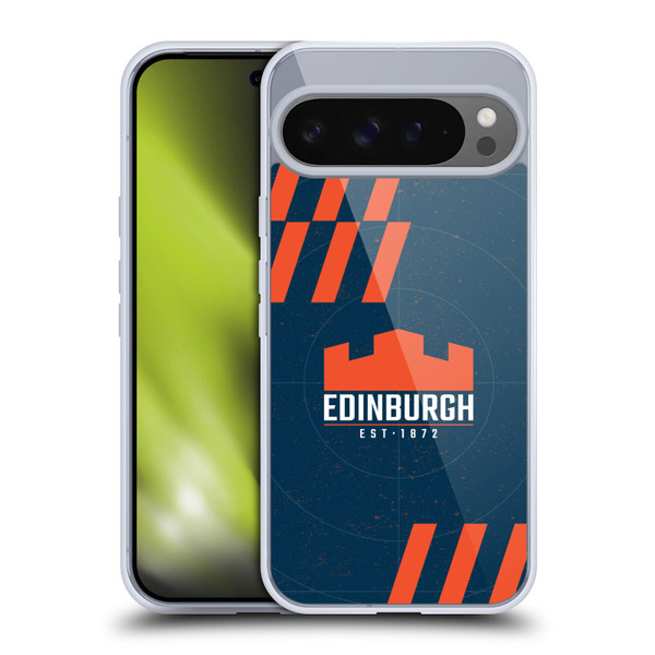Edinburgh Rugby Logo Art Navy Blue Soft Gel Case for Google Pixel 9 Pro XL