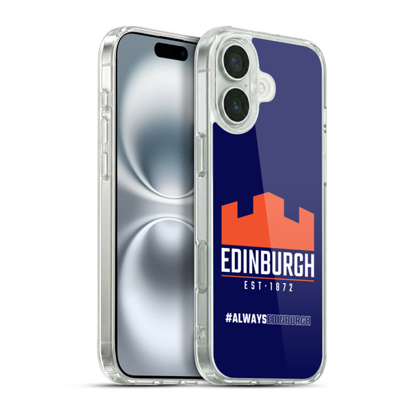 Edinburgh Rugby Logo 2 Always Edinburgh Soft Gel Case for Apple iPhone 16 Plus & MagSafe