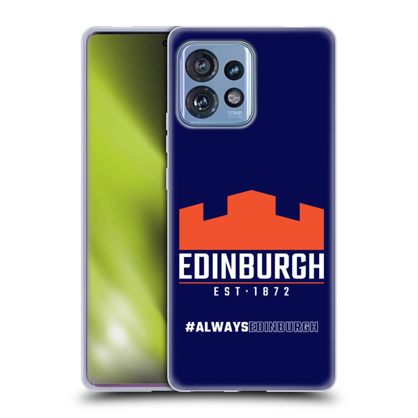 Edinburgh Rugby Logo 2 Always Edinburgh Soft Gel Case for Motorola Moto Edge 40 Pro
