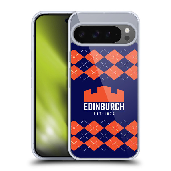 Edinburgh Rugby Logo 2 Argyle Soft Gel Case for Google Pixel 9 Pro XL