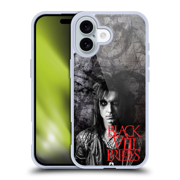 Black Veil Brides Band Members Jake Soft Gel Case for Apple iPhone 16