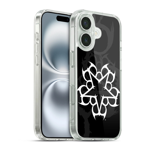 Black Veil Brides Band Art Logo Soft Gel Case for Apple iPhone 16 & MagSafe