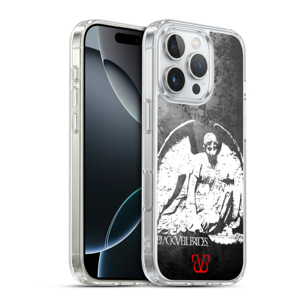 Black Veil Brides Band Art Angel Soft Gel Case for Apple iPhone 16 Pro & MagSafe