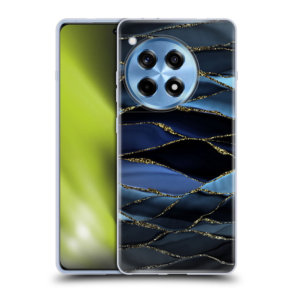 UtArt Dark Night Marble Deep Sparkle Waves Soft Gel Case for OPPO OnePlus Ace 3 5G