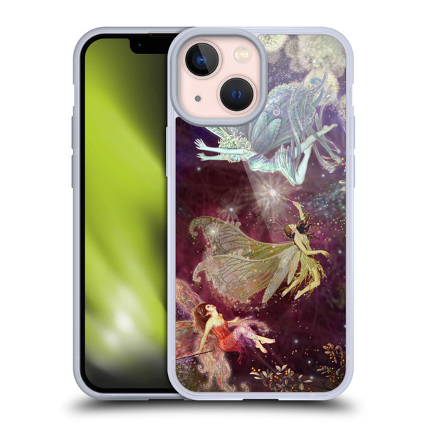 Myles Pinkney Mythical Fairies Soft Gel Case for Apple iPhone 13 Mini