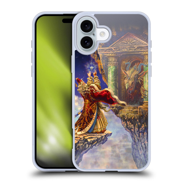 Myles Pinkney Mythical Dragon's Eye Soft Gel Case for Apple iPhone 16 Plus