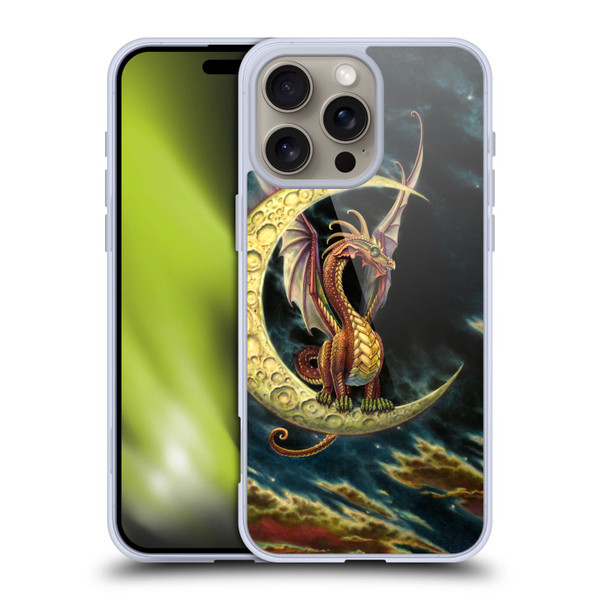 Myles Pinkney Mythical Moon Dragon Soft Gel Case for Apple iPhone 16 Pro Max