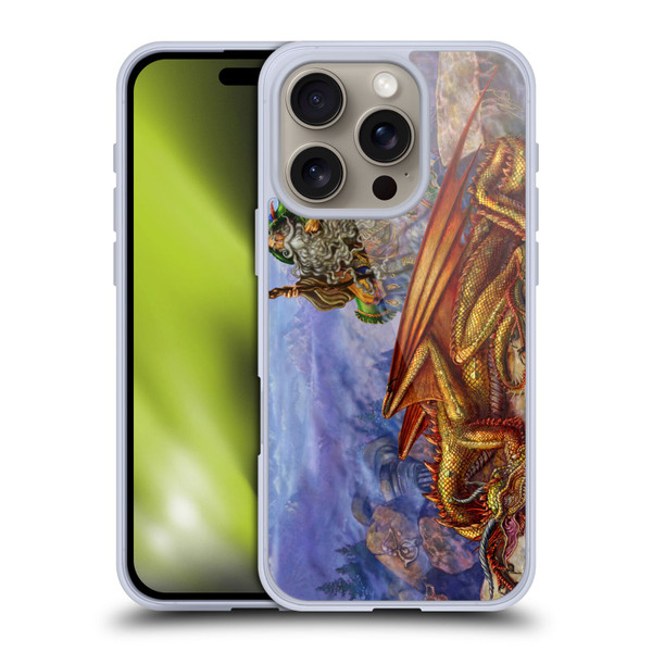 Myles Pinkney Mythical Dragonlands Soft Gel Case for Apple iPhone 16 Pro
