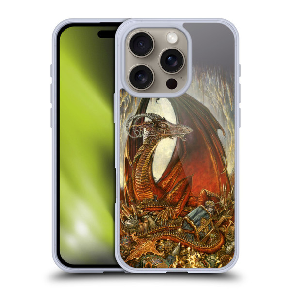 Myles Pinkney Mythical Treasure Dragon Soft Gel Case for Apple iPhone 16 Pro