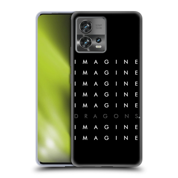 Imagine Dragons Key Art Logo Repeat Soft Gel Case for Motorola Moto Edge 30 Fusion