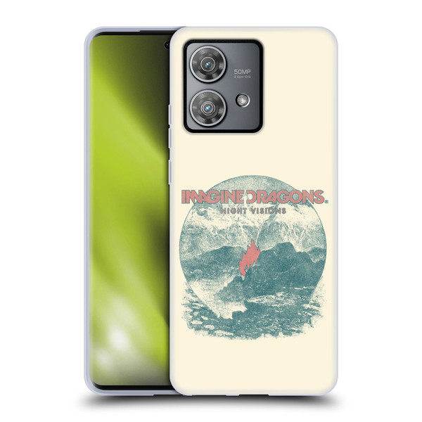 Imagine Dragons Key Art Flame Night Visions Soft Gel Case for Motorola Edge 40 Neo 5G