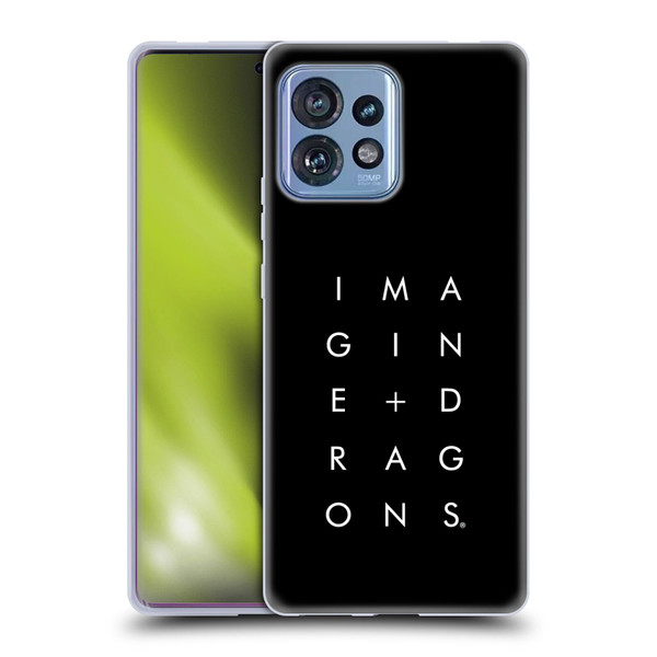 Imagine Dragons Key Art Stacked Logo Soft Gel Case for Motorola Moto Edge 40 Pro