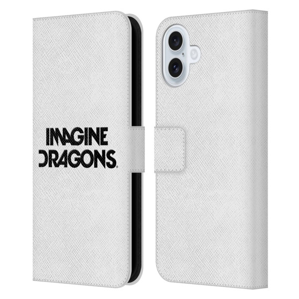 Imagine Dragons Key Art Logo Leather Book Wallet Case Cover For Apple iPhone 16 Plus
