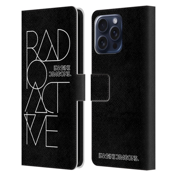 Imagine Dragons Key Art Radioactive Leather Book Wallet Case Cover For Apple iPhone 16 Pro Max