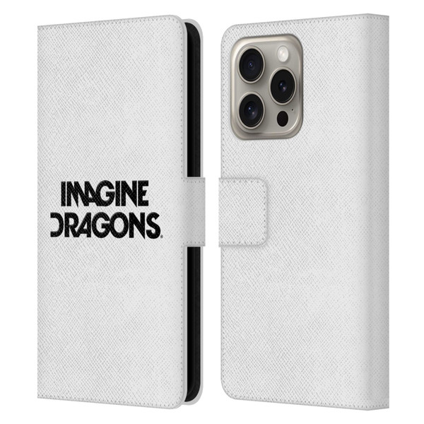 Imagine Dragons Key Art Logo Leather Book Wallet Case Cover For Apple iPhone 16 Pro