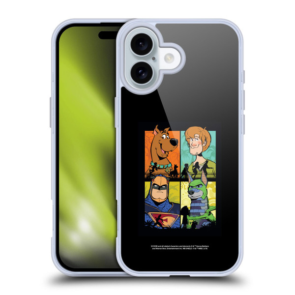 Scoob! Scooby-Doo Movie Graphics Scoob And Falcon Force Soft Gel Case for Apple iPhone 16