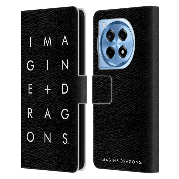 Imagine Dragons Key Art Stacked Logo Leather Book Wallet Case Cover For OnePlus 12R