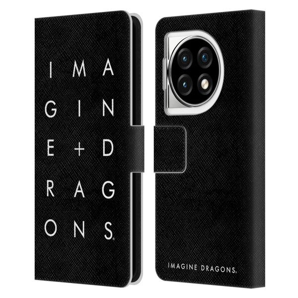 Imagine Dragons Key Art Stacked Logo Leather Book Wallet Case Cover For OPPO OnePlus Ace 3 5G