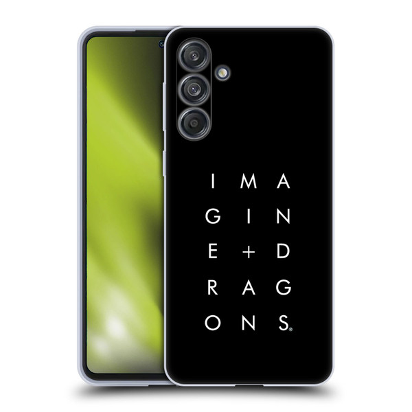 Imagine Dragons Key Art Stacked Logo Soft Gel Case for Samsung Galaxy M55 5G