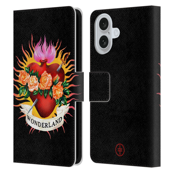 Take That Wonderland Heart Leather Book Wallet Case Cover For Apple iPhone 16