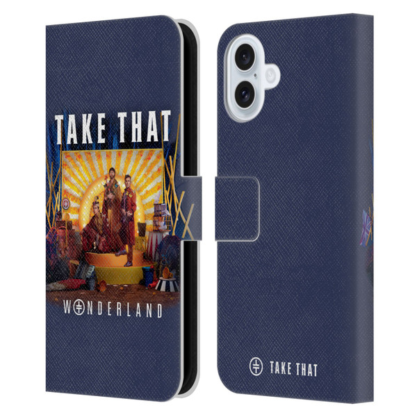 Take That Wonderland Album Cover Leather Book Wallet Case Cover For Apple iPhone 16 Plus