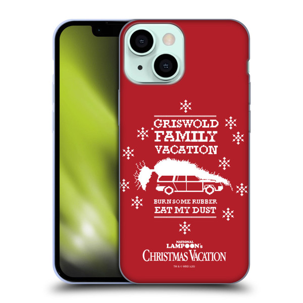 National Lampoon's Christmas Vacation Graphics Knitted Jumper Soft Gel Case for Apple iPhone 13 Mini