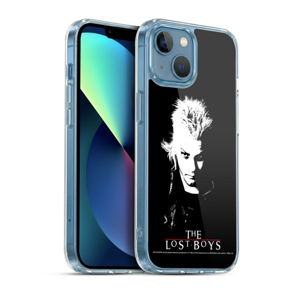The Lost Boys Characters David Black And White Soft Gel Case for Apple iPhone 13 Mini & MagSafe