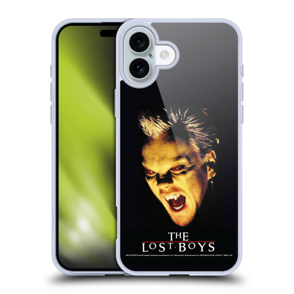 The Lost Boys Characters David Snarl Soft Gel Case for Apple iPhone 16 Plus