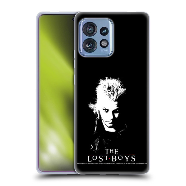The Lost Boys Characters David Black And White Soft Gel Case for Motorola Moto Edge 40 Pro
