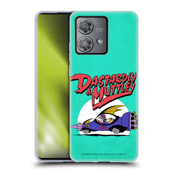 Wacky Races Classic Automobile Soft Gel Case for Motorola Edge 40 Neo 5G