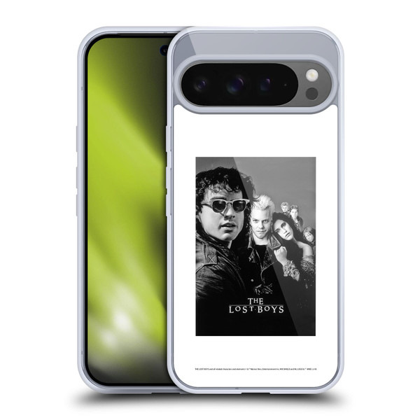 The Lost Boys Characters Poster Black And White Soft Gel Case for Google Pixel 9 Pro XL