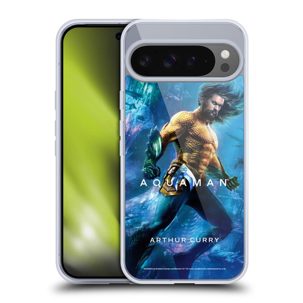 Aquaman Movie Posters Arthur Curry Soft Gel Case for Google Pixel 9 Pro XL