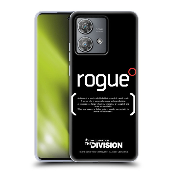Tom Clancy's The Division Dark Zone Rouge 1 Soft Gel Case for Motorola Edge 40 Neo 5G