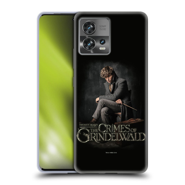 Fantastic Beasts The Crimes Of Grindelwald Character Art Newt Sitting Soft Gel Case for Motorola Moto Edge 30 Fusion