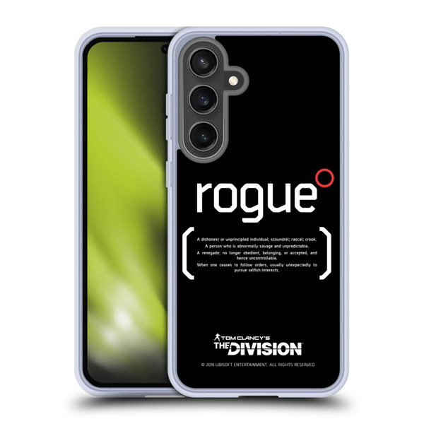 Tom Clancy's The Division Dark Zone Rouge 1 Soft Gel Case for Samsung Galaxy S24 FE